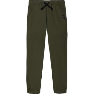 Nautica Boys Pull-on Twill Jogger Pant, Drawstring Closure(Dusty Olive)