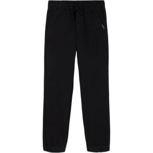 Nautica Boys Pull-on Twill Jogger Pant, Drawstring Closure(True Black)