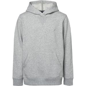 Nautica Boys’ Pullover Fleece Hoodie Sweatshirt(Grey Heather)