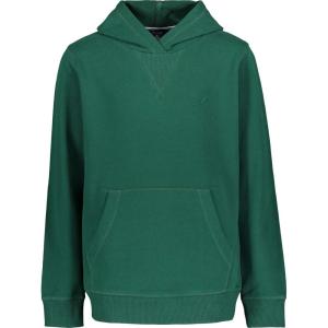 Nautica Boys’ Pullover Fleece Hoodie Sweatshirt(Hunter)