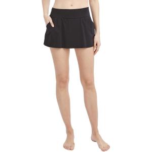Nautica Women’s Swim Skirt – Quick-Dry, Swim Shorts, Tummy Control Skort, Pockets, Volley Shorts(Black)