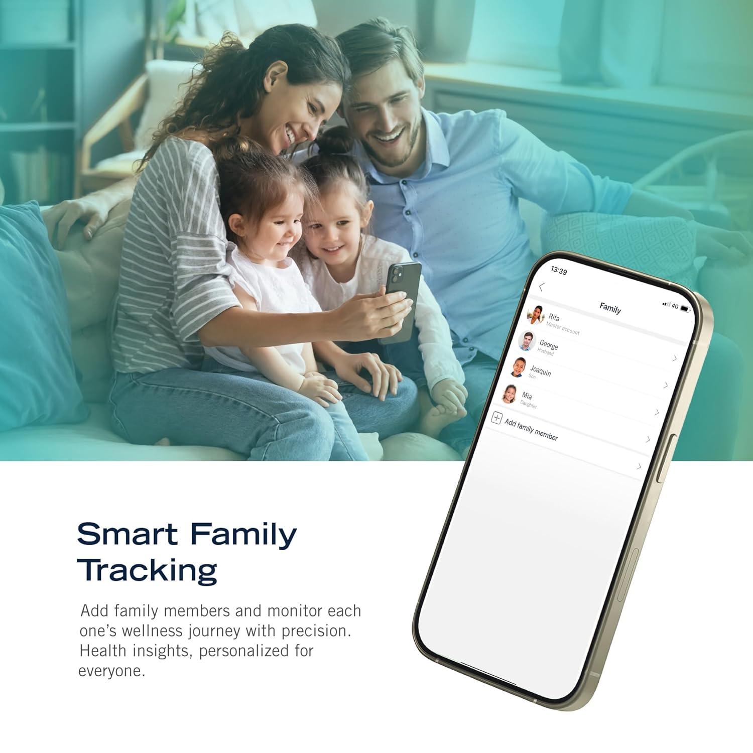 imageNautica Body Tracker Digital Bathroom Scale BluetoothEnabled Smart Scale with BMI Body Fat Muscle Mass Tracking amp More Syncs with Smartphone App for Body Composition Tracking 396 LbsNavy