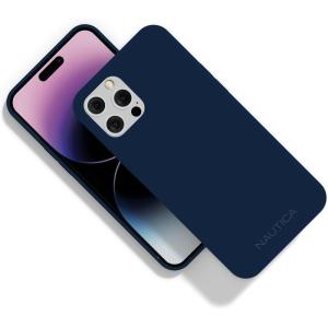 Nautica Matte Phone Case for iPhone 14 Pro, Case with Ultra-Light, Slim Design, Soft-Touch Finish, Anti-Scratch, Shockproof Protective Full-Body Phone Cover(Navy)