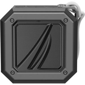 Nautica S100 True Wireless Outdoor Speaker, Portable IPX5 Waterproof Bluetooth Speaker with 2-Hour Quick Charge & 30-Day Standby, Perfect for Camping, Beach, Backyard & Travel(Black – Gray)