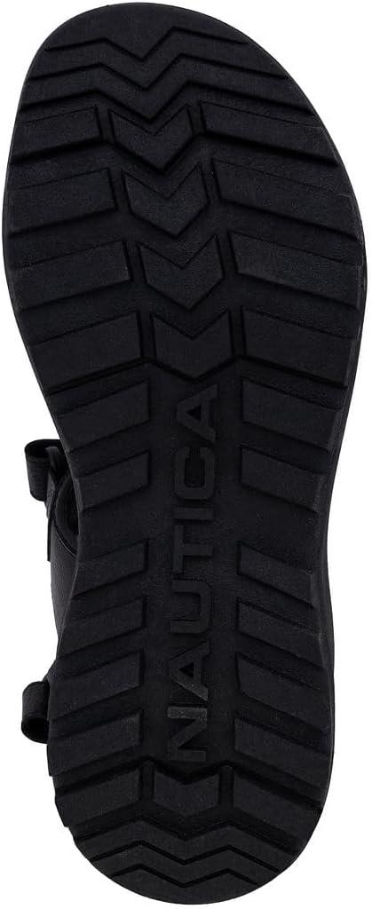 imageNautica Mens Athletic Sport Sandals Adjustable Strap Comfortable OpenToe Hiking amp Walking Sandals with Cushioned Sole