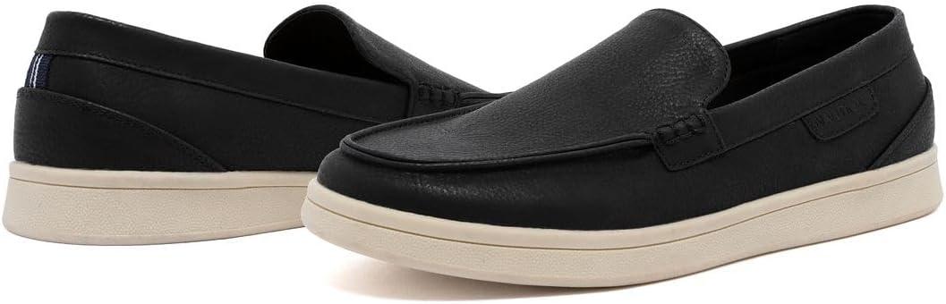 imageNautica Mens SlipOn Loafers Casual Moc Toe Sneakers Boat Shoes Slipper for Men Lightweight amp Comfortable DerwinBlack