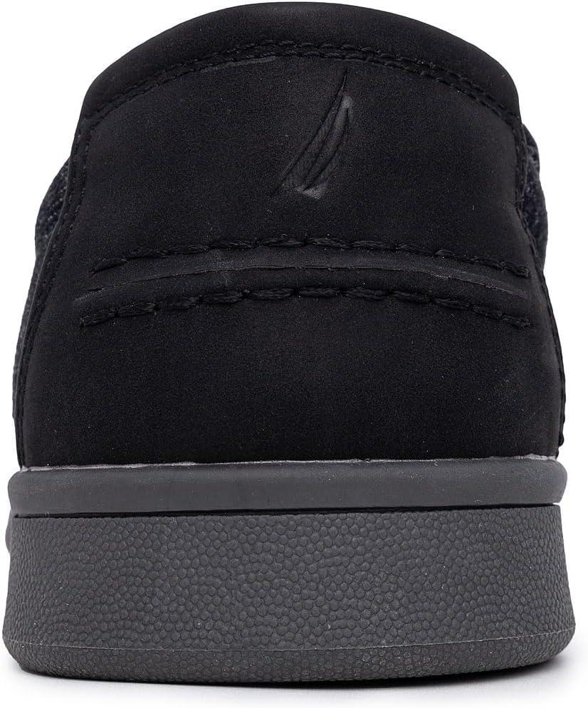 imageNautica Mens SlipOn Loafers Casual Moc Toe Sneakers Boat Shoes Slipper for Men Lightweight amp Comfortable DerwinBlack Denim