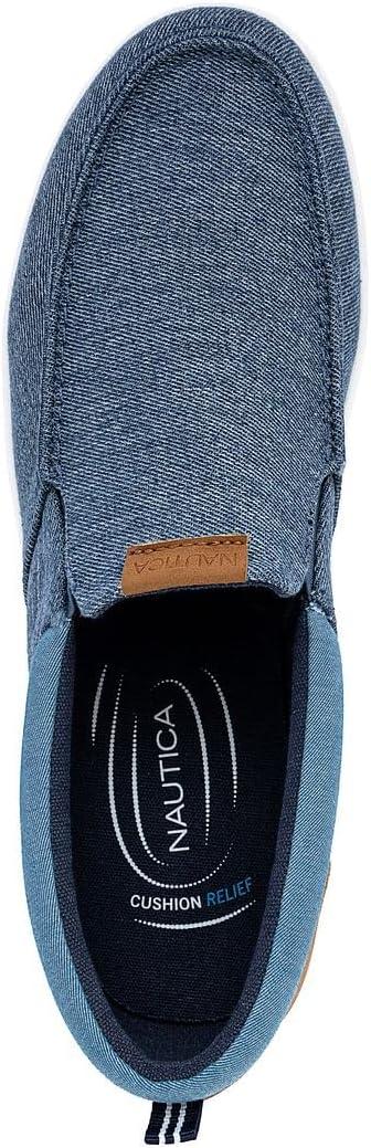 imageNautica Mens SlipOn Loafers Casual Moc Toe Sneakers Boat Shoes Slipper for Men Lightweight amp Comfortable DerwinBlue Denimpatro