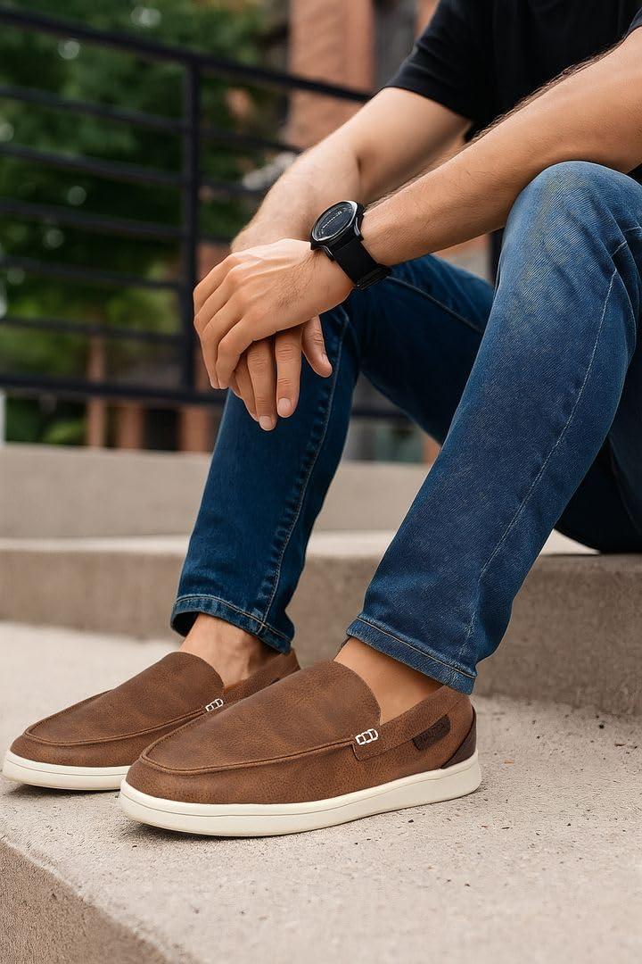 imageNautica Mens SlipOn Loafers Casual Moc Toe Sneakers Boat Shoes Slipper for Men Lightweight amp Comfortable DerwinBrown