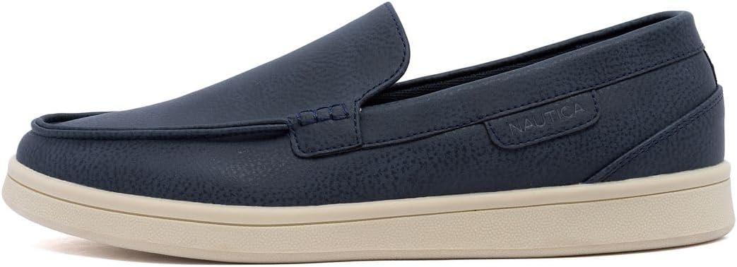 imageNautica Mens SlipOn Loafers Casual Moc Toe Sneakers Boat Shoes Slipper for Men Lightweight amp Comfortable DerwinNavy