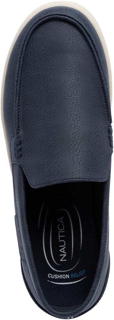 imageNautica Mens SlipOn Loafers Casual Moc Toe Sneakers Boat Shoes Slipper for Men Lightweight amp Comfortable DerwinNavy