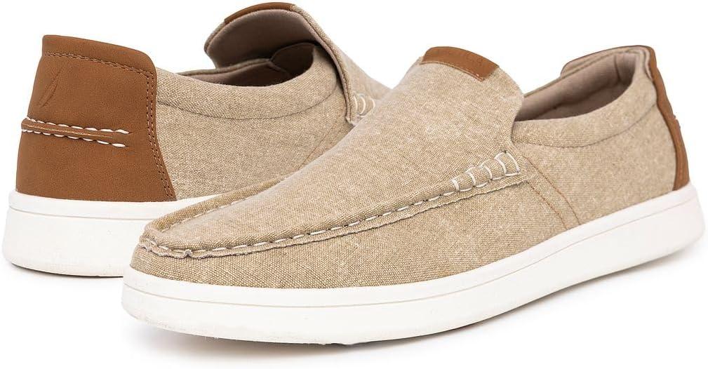 imageNautica Mens SlipOn Loafers Casual Moc Toe Sneakers Boat Shoes Slipper for Men Lightweight amp Comfortable DerwinSand