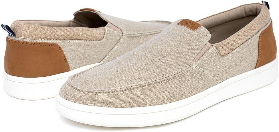 imageNautica Mens SlipOn Loafers Casual Moc Toe Sneakers Boat Shoes Slipper for Men Lightweight amp Comfortable DerwinSandpatro
