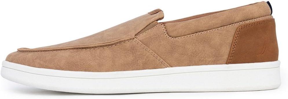 imageNautica Mens SlipOn Loafers Casual Moc Toe Sneakers Boat Shoes Slipper for Men Lightweight amp Comfortable DerwinTan Smoothpatro