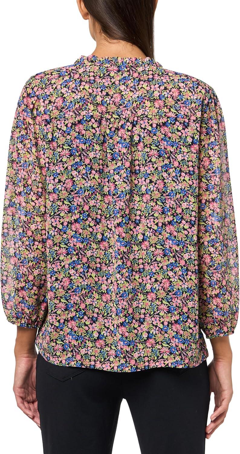 imageNautica Womens 5Button Short Sleeve Breathable 100 Cotton Polo ShirtConfetti Multi