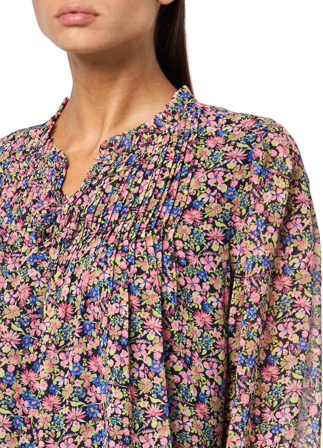 imageNautica Womens 5Button Short Sleeve Breathable 100 Cotton Polo ShirtConfetti Multi