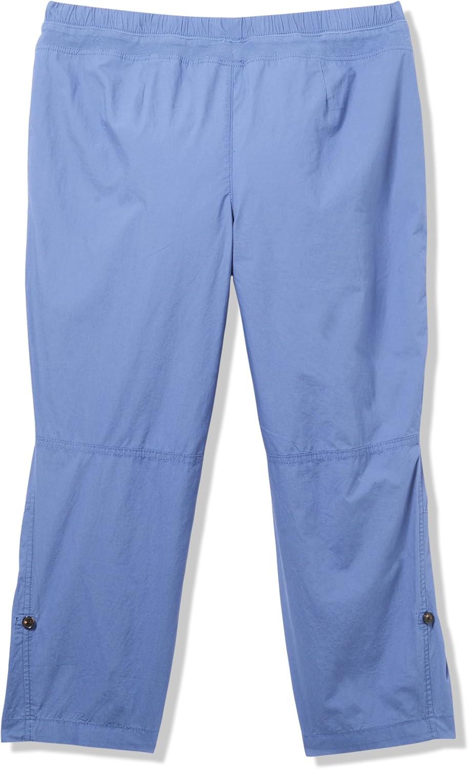 imageNautica Womens Cotton Poplin Caspian Utility PantHarbor Blue