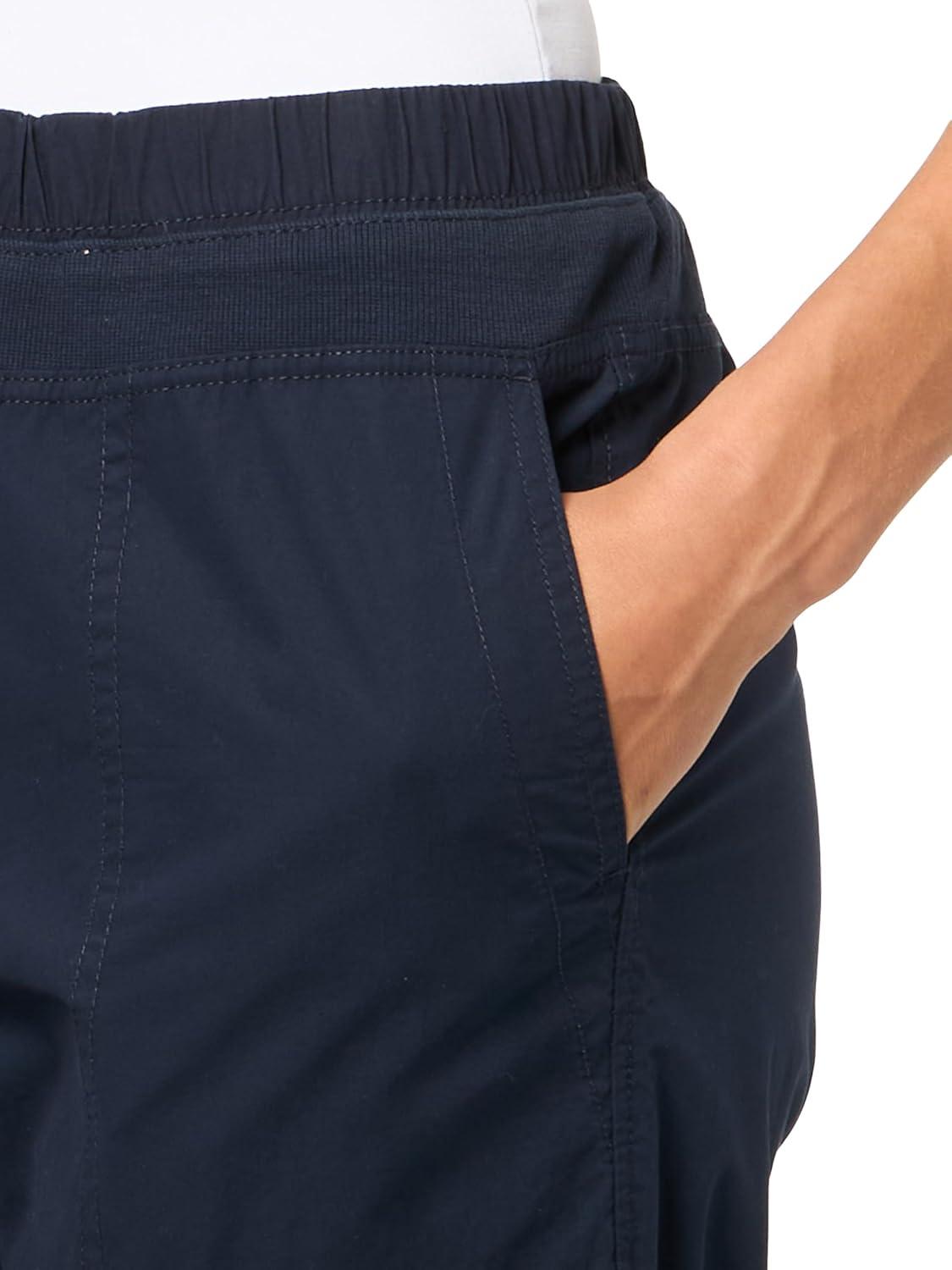 imageNautica Womens Cotton Poplin Caspian Utility PantNight Sky