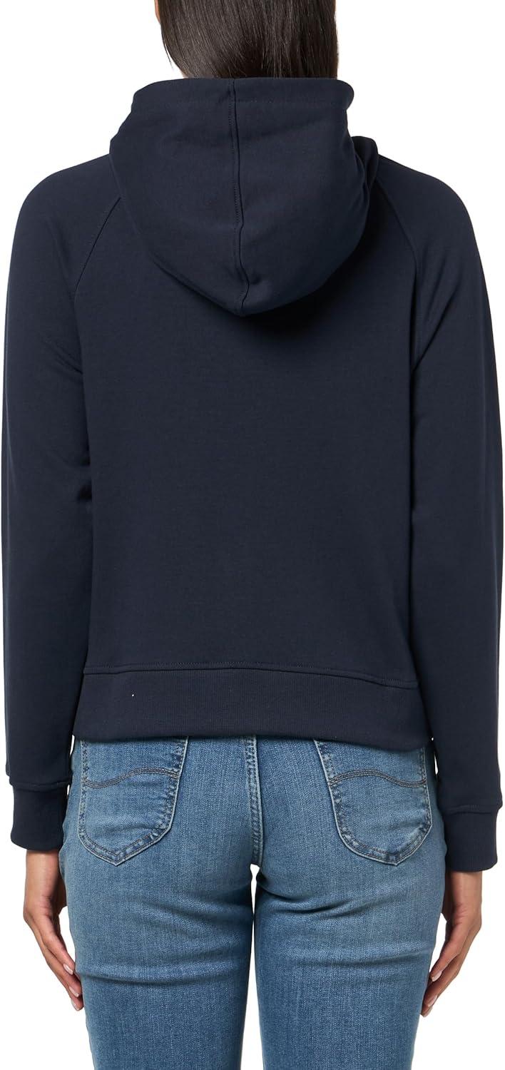 imageNautica Womens Full Zip Solid Zip Hoodie SweatshirtNight Sky