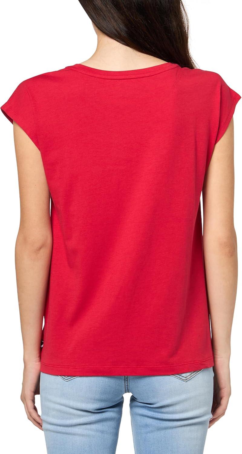 imageNautica Womens Hotfix Short Sleeve Heart Graphic TeeScarlet