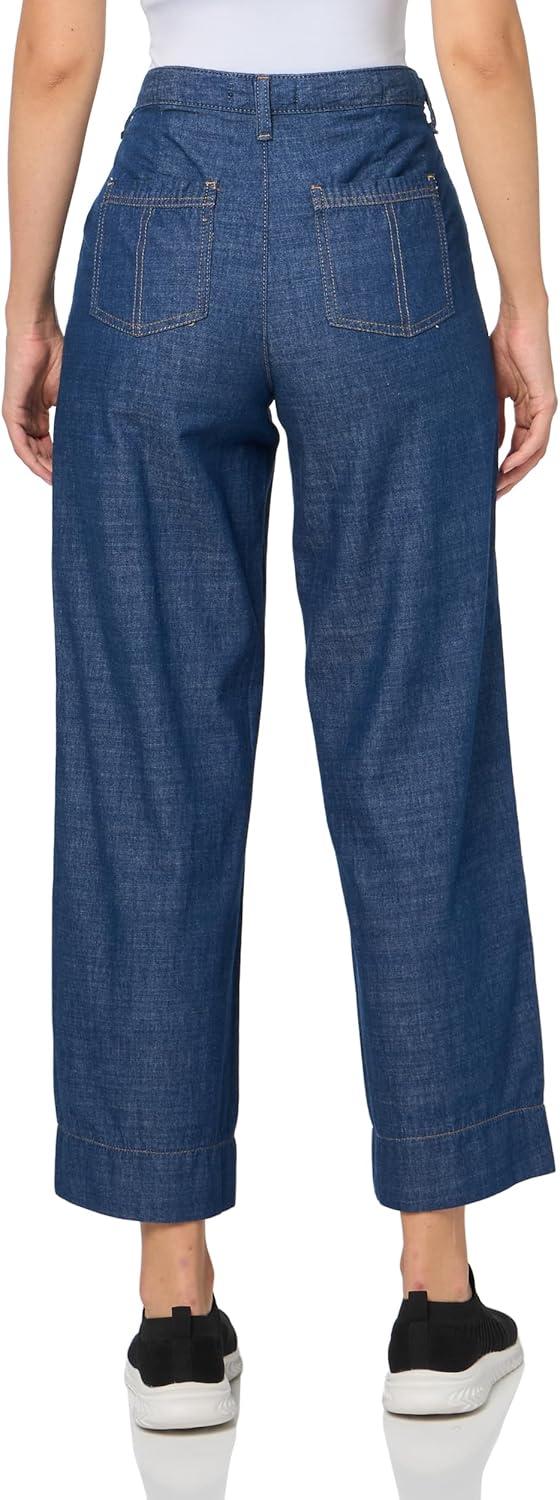 imageNautica Womens Jean Denim Wide Leg JeanIndigo Wash