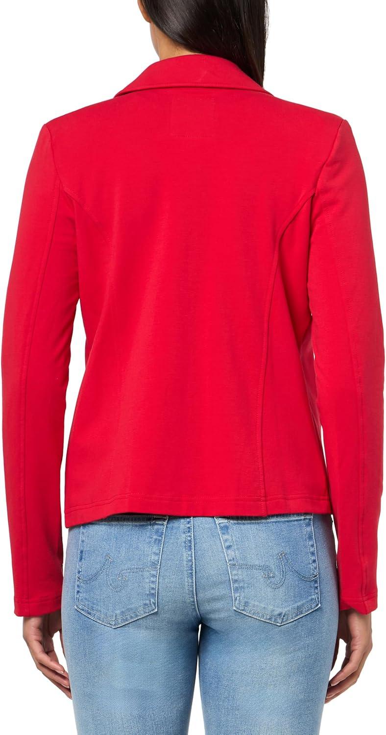 imageNautica Womens Open Front Knit Captains Jacket JacketScarlet