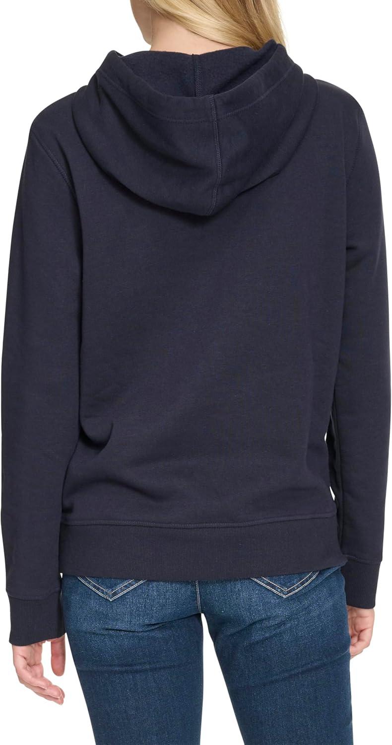 imageNautica Womens Pullover Logo Hoodie SweatshirtNight Sky