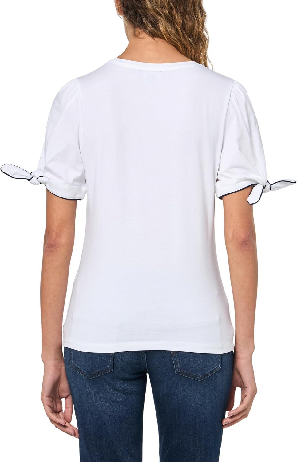 imageNautica Womens Short Sleeve Cotton Solid TShirtBright White