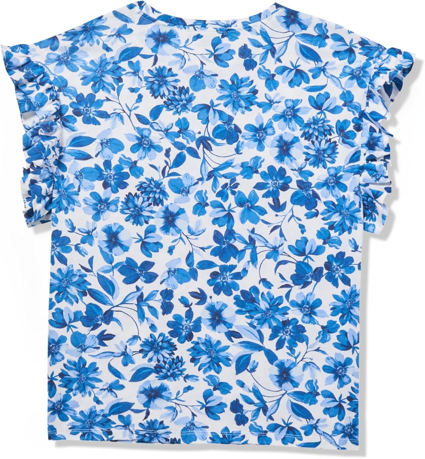imageNautica Womens Short Sleeve Cotton Solid TopBright White Multi