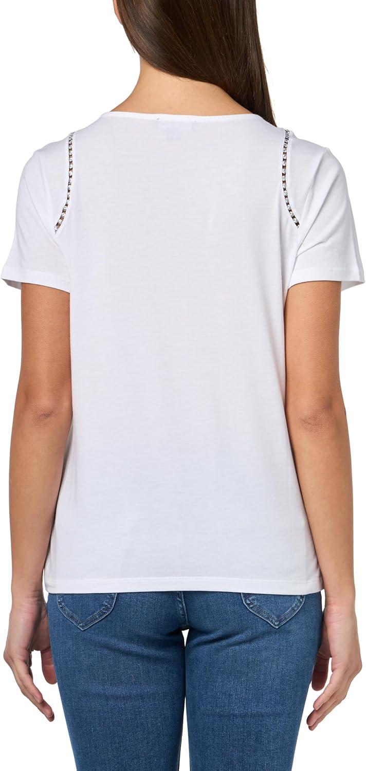 imageNautica Womens Short Sleeve Crewneck TShirtBright White