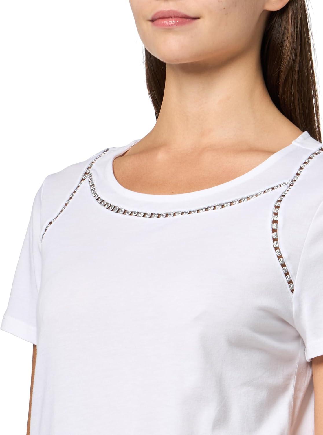 imageNautica Womens Short Sleeve Crewneck TShirtBright White