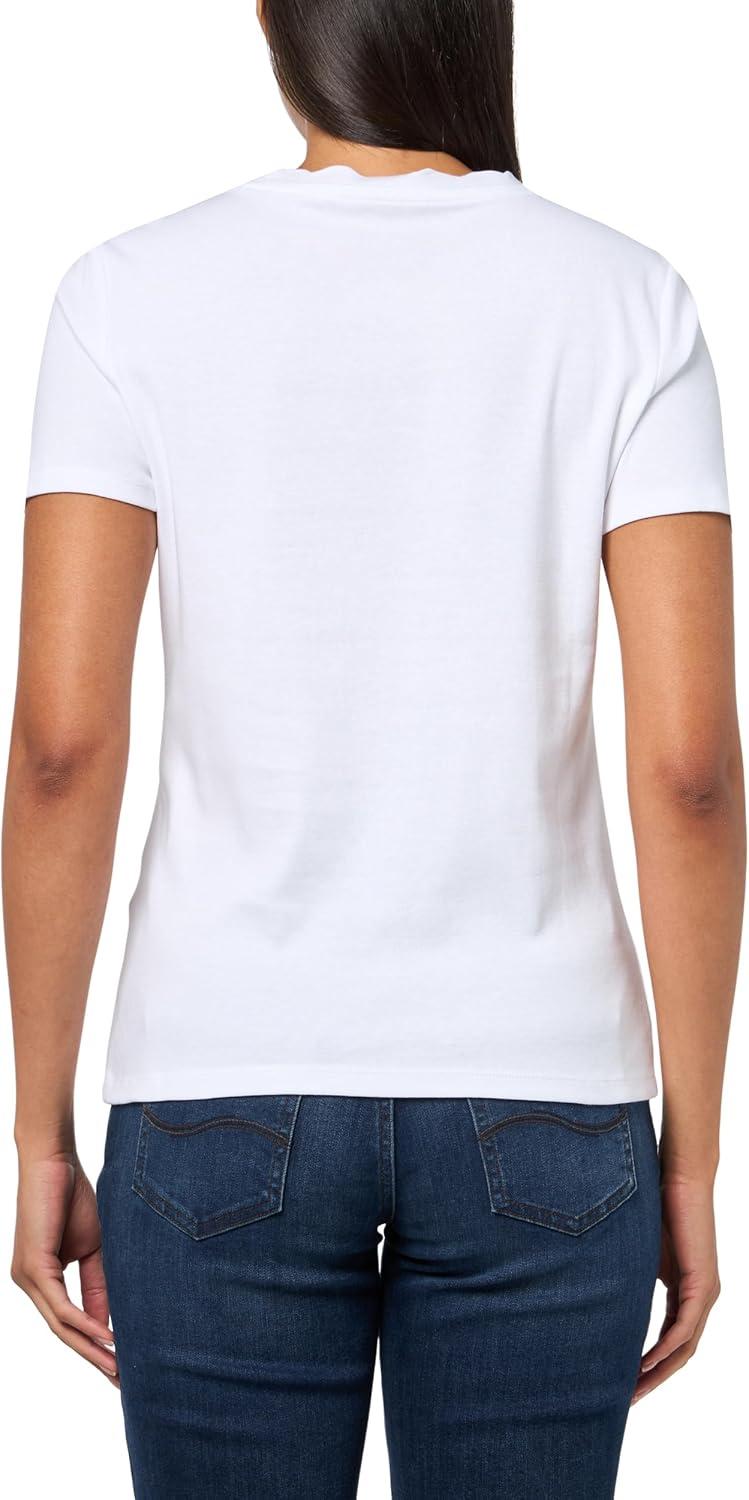 imageNautica Womens Solid Short Sleeve Crew Neckline TShirtBright White