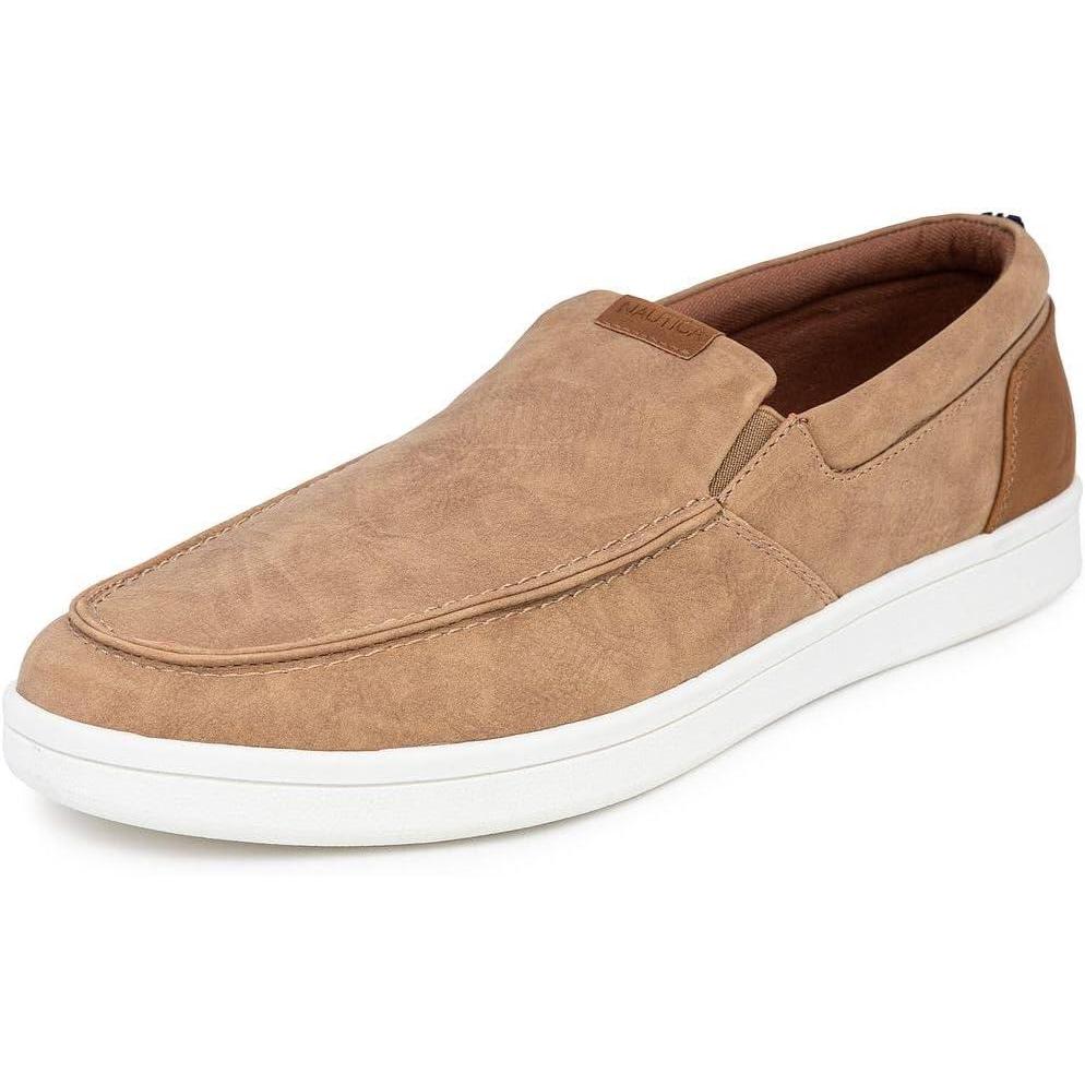imageNautica Mens SlipOn Loafers Casual Moc Toe Sneakers Boat Shoes Slipper for Men Lightweight amp Comfortable DerwinTan Smoothpatro