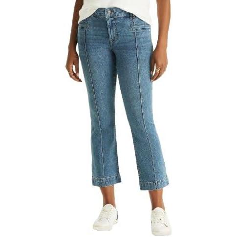 imageNautica Womens Flare Denim DemiBootcut Cropped Flare JeansRayne