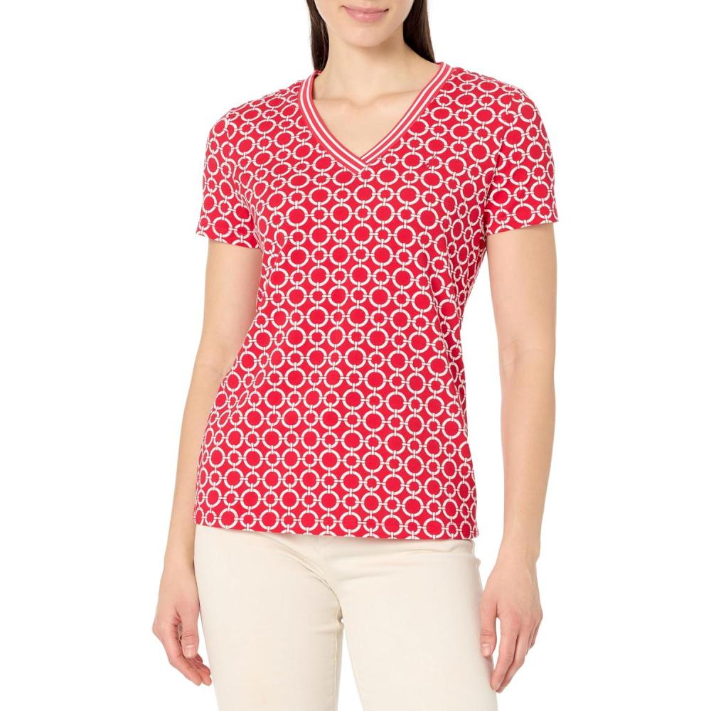 imageNautica Womens N4ahh013Regatta RedBright White