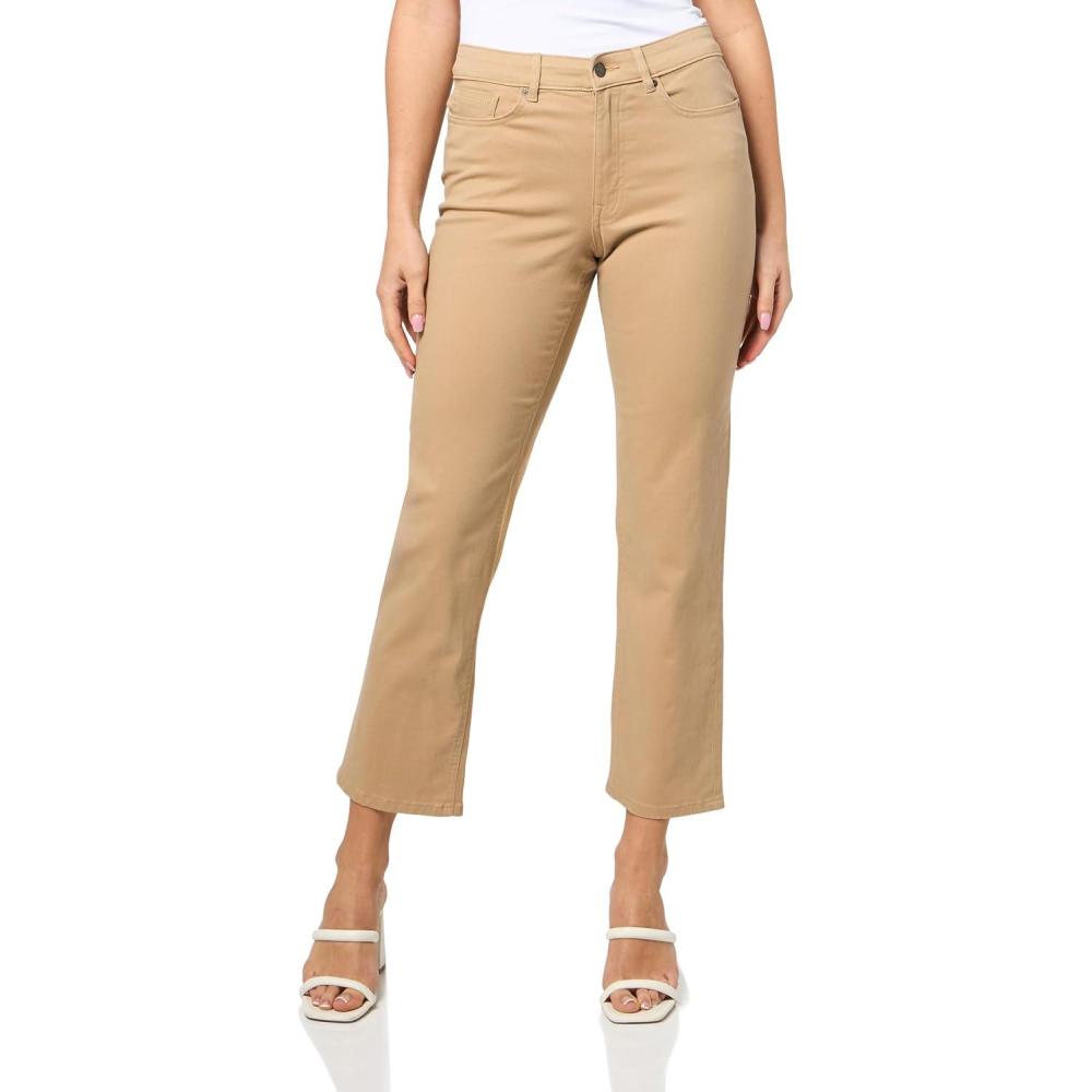 imageNautica Womens Straight Ankle Paisley Bay Straight Ankle PantsTannin