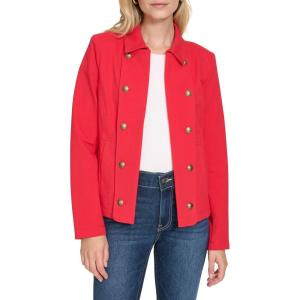 Nautica Women’s Open Front Knit Captains Jacket Jacket(Regatta Red)