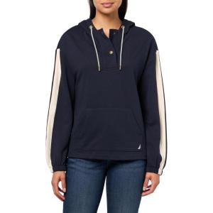 Nautica Women’s Sailor Hoodie Pullover Sweatshirt(Night Sky)