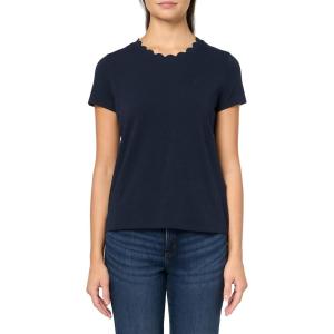 Nautica Women’s Solid Short Sleeve Crew Neckline T-Shirt(Sky Captain)