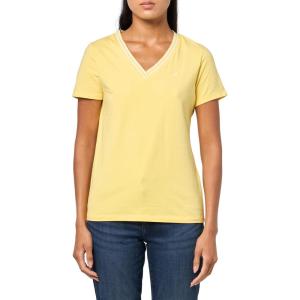 Nautica Women’s Solid V-Neck Short Sleeve T-Shirt(Snapdragon)