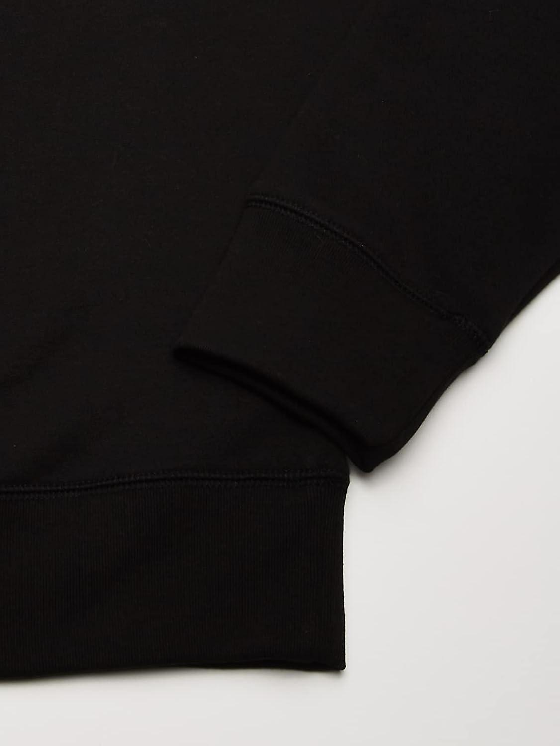 imageNAUTICA mens Solid 14 Zip Fleece SweatshirtTrue Black