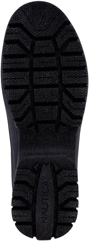 imageNautica Mens Duck Boots Waterproof Shell Insulated Snow and Rain Boot LaceUp Winter Shoe Channing Extended Sizes 716Blacktoyon Mid