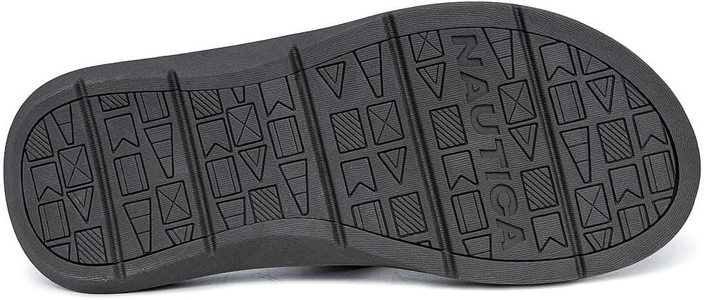 imageNautica Mens Flip Flop Beach Sandal Boat Slide Water SlippersBlackcasted
