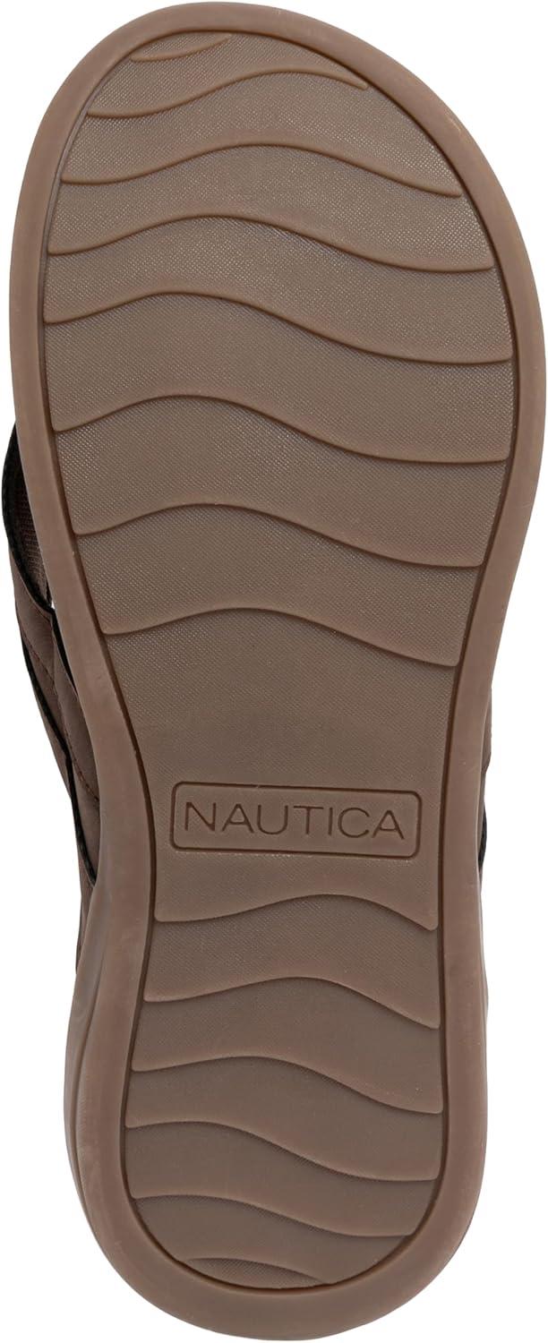 imageNautica Mens Flip Flop Beach Sandal Boat Slide Water SlippersChocolatedanix