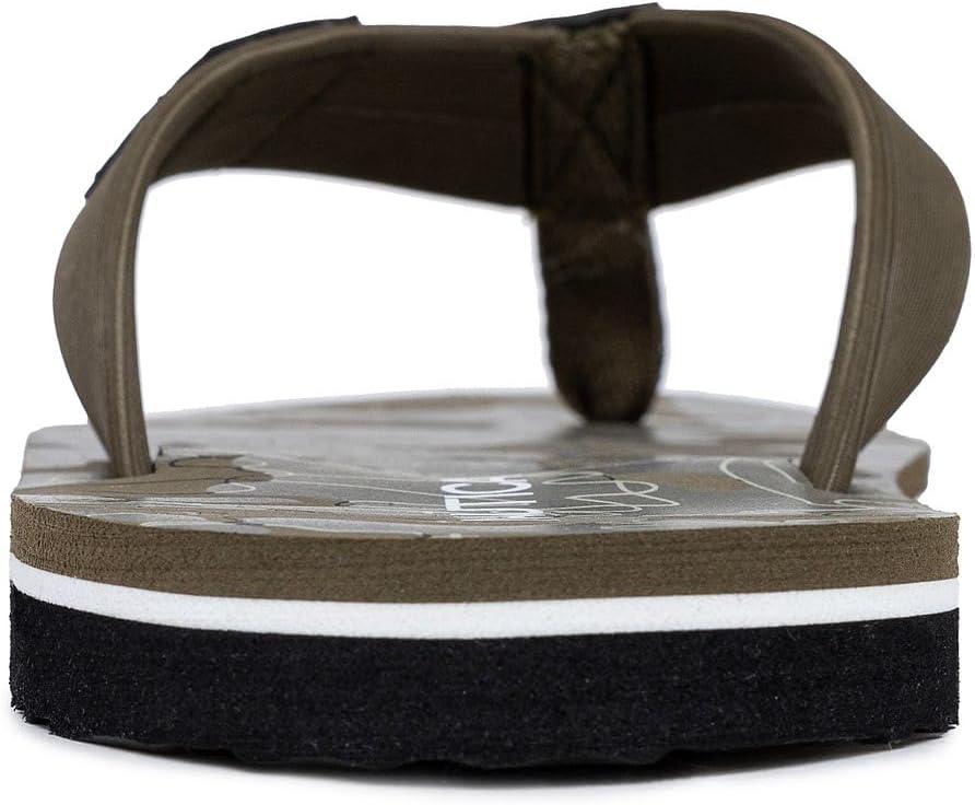 imageNautica Mens Flip Flop Beach Sandal Boat Slide Water SlippersOlive Camotrace