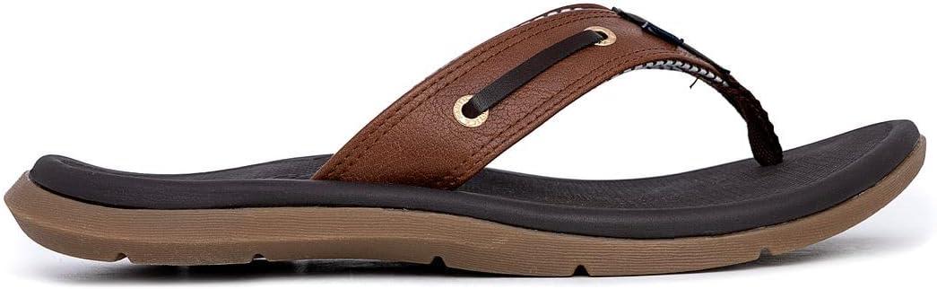 imageNautica Mens Flip Flop Beach Sandal Boat Slide Water SlippersTancasted