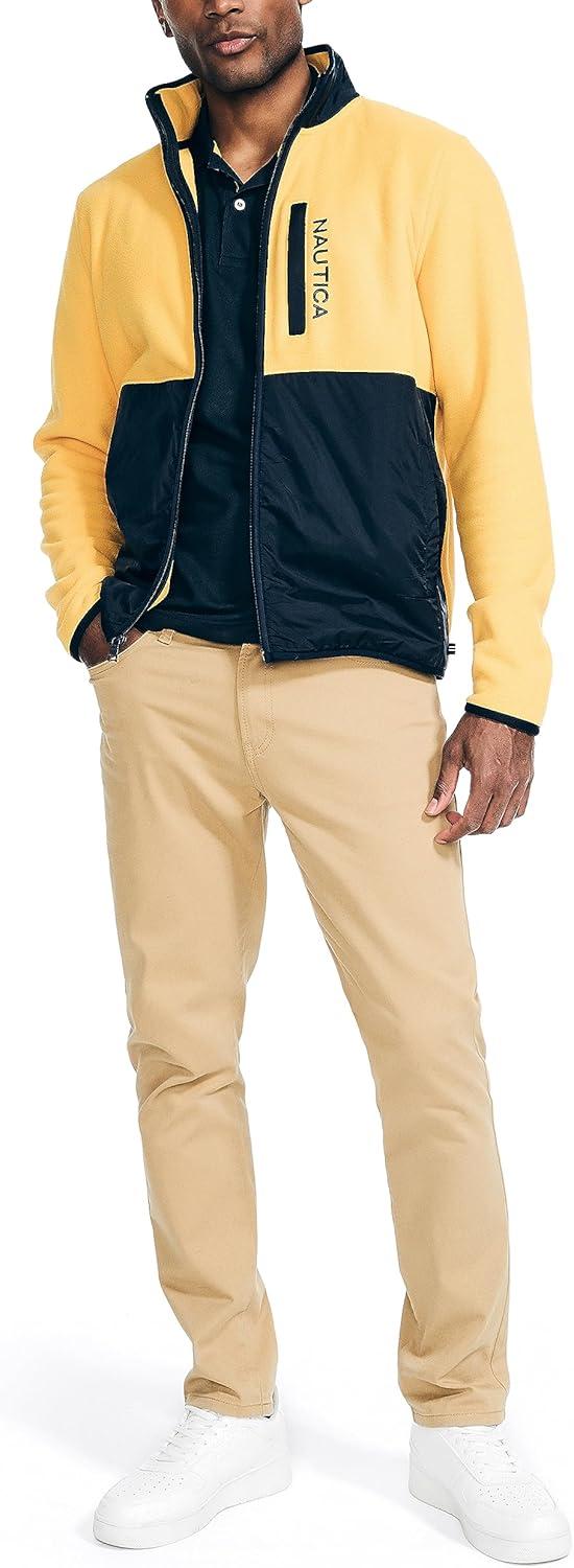 imageNautica Mens Nautica Nautex Fullzip SweatshirtOld Gold