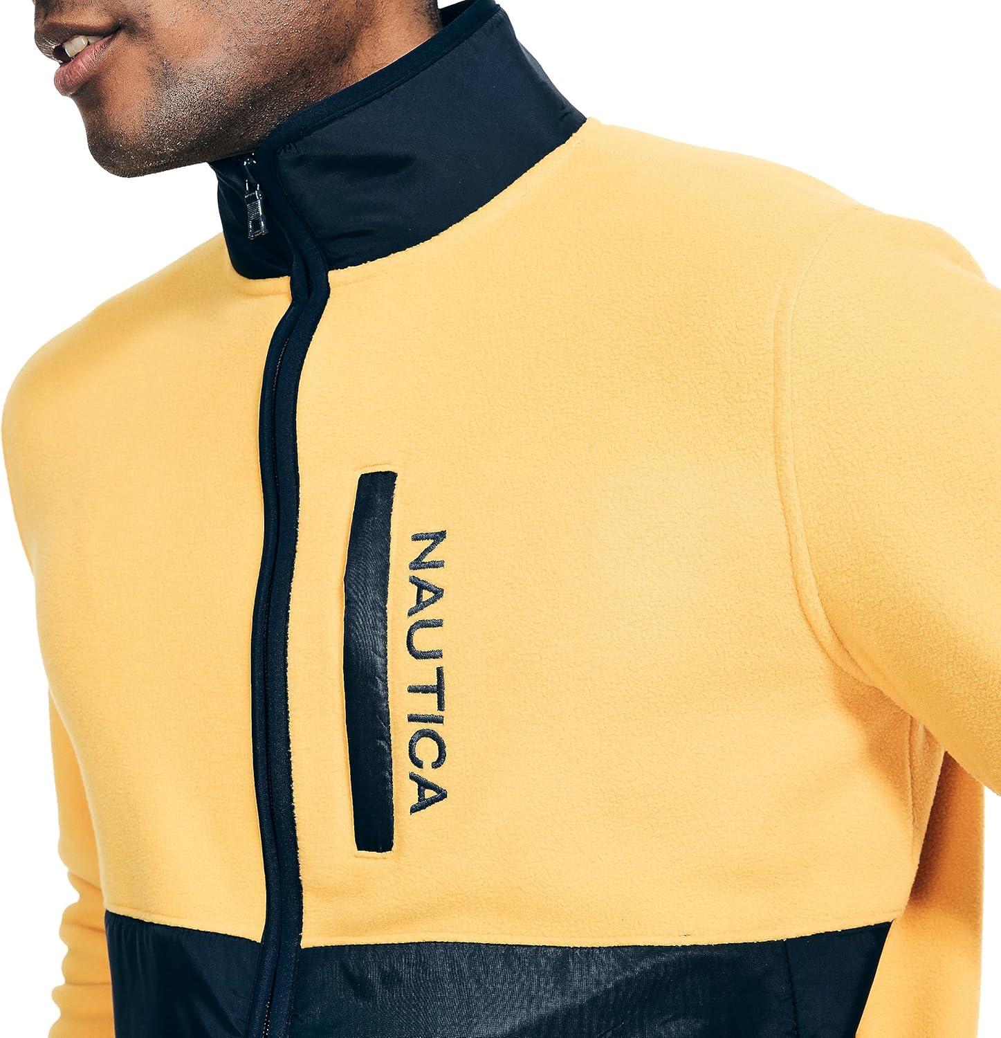 imageNautica Mens Nautica Nautex Fullzip SweatshirtOld Gold