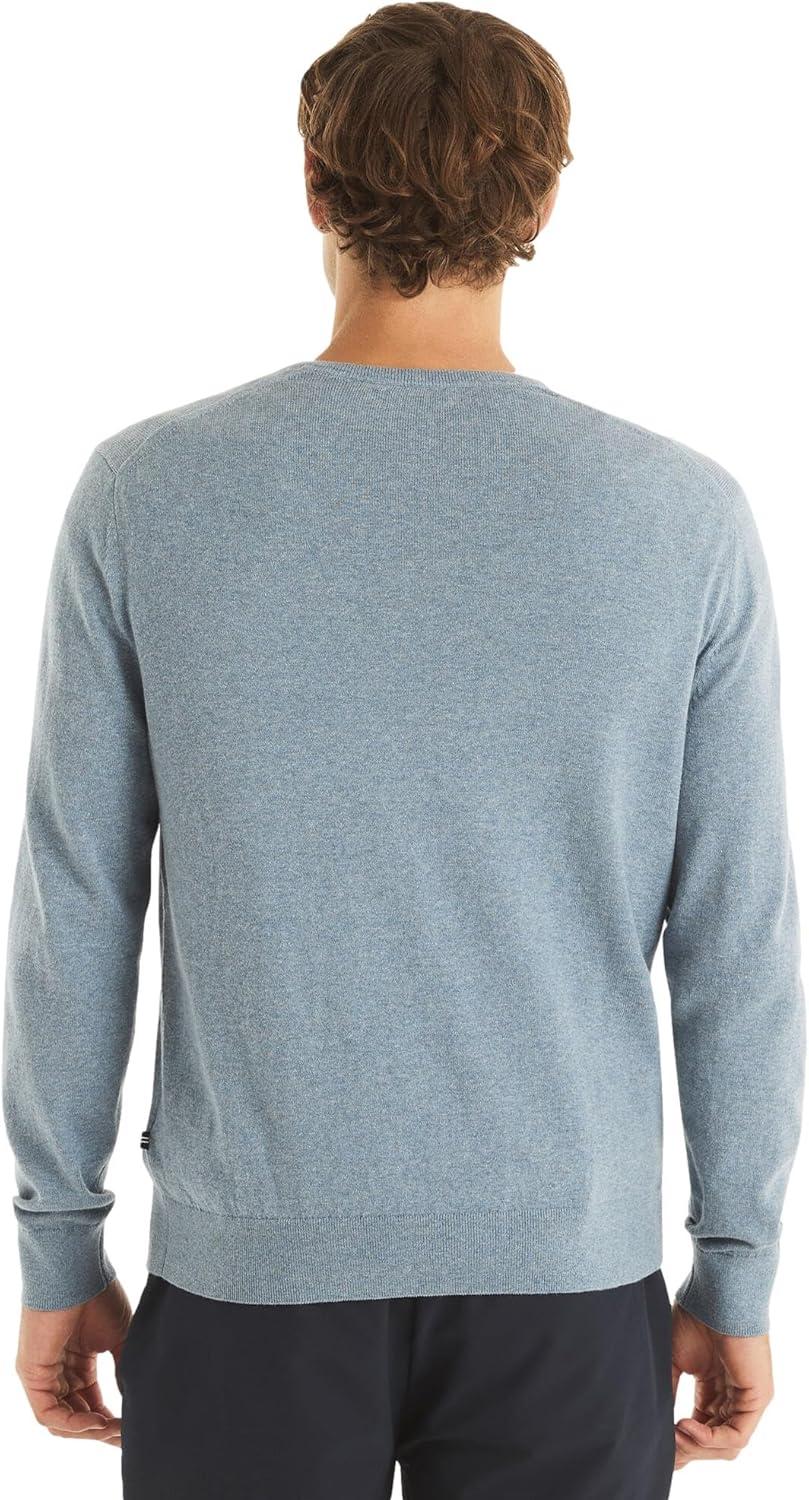 imageNautica Mens Nautica Navtech VNeck SweaterBlue