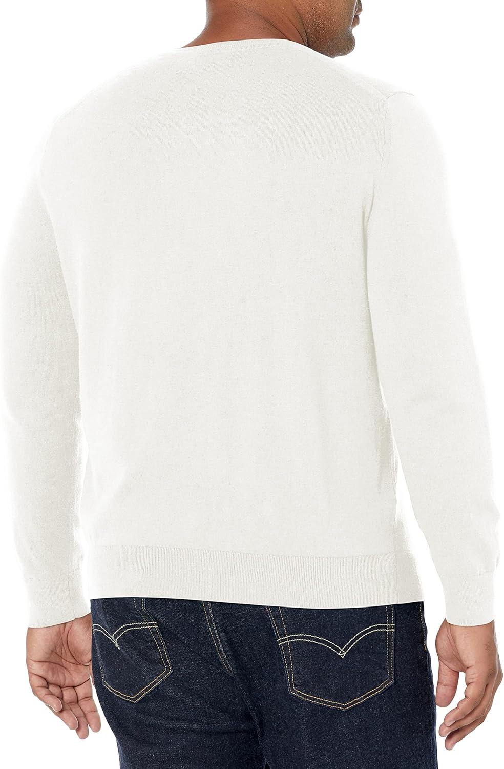 imageNautica Mens Nautica Navtech VNeck SweaterMarshmallow